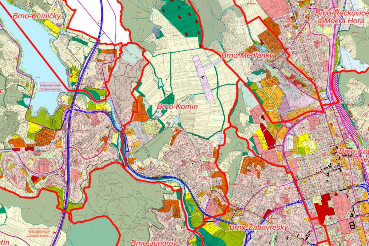 Návrhy změn Územního plánu města Brna. Jak se dotknou Komína?
